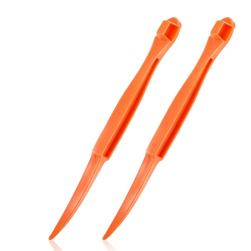 Orange Peeler Tools Citrus Peel Cutter Plastic Easy Fruit Vegetable Slicer Cutter Lemon Peelers Opener Remover Fruit Tools Kitchen Accessories Knife Kitchen Gadgets Strip Peeler Bar (2 Pack）