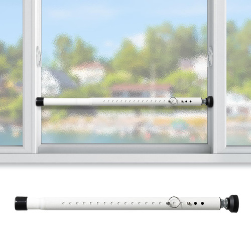 Window Security Bars, 18"-51" Adjustable Window Bars Security Inside, Burglar Bars for Home Safety, Window Stoppers for Up and Down Windows, Sliding Glass Door, Window Jammer Lock Stick Vertical