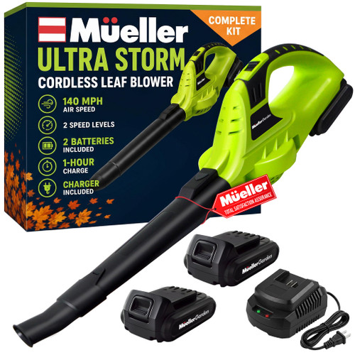 Mueller UltraStorm Cordless Leaf Blower