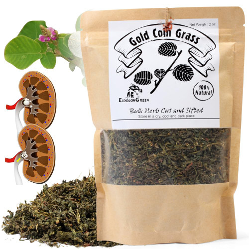 EidolonGreen Gold Coin Grass Tea (Lysimachia christinae) - Herbal Blend for Kidney & Gallbladder Health | Dried Loose Leaf (2 Ounce (Pack of 1))