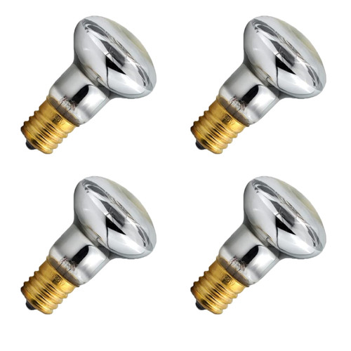 4 Pack Lava Lamp Bulb 120V R39 E17 30W Reflector Type Bulb,Glitter Lamps Bedroom and Office Replacement Bulbs for Lava Lamps