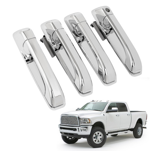JMTAAT 4Pcs Door Handle Compatible with 2009-2025 Ram 1500 Classic