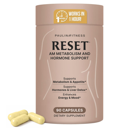 Paulina FITNESS Reset AM Metabolism & Hormone Support - 90 Caps