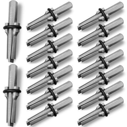 Gisafai 16 Pcs Rock Splitting Wedges, 3/4'' Wedge and Feather Shims
