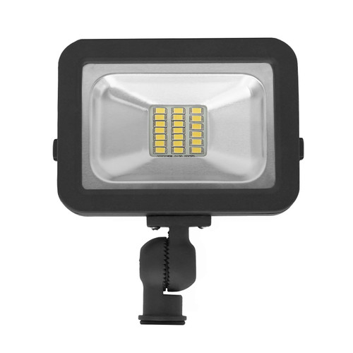 CEA CSFL LED Flood Light 10w, 963LM, 5000K Daylight White,lP 65 Waterproof,UL Listed, Knuckle Mounting,Outdoor Lights for House,Backyard Lights Outdoor, Patio (Black)
