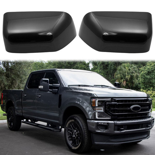 Towing Mirror Cover Cap Replace for 2017-2024 Ford F250 F350 F450 F550