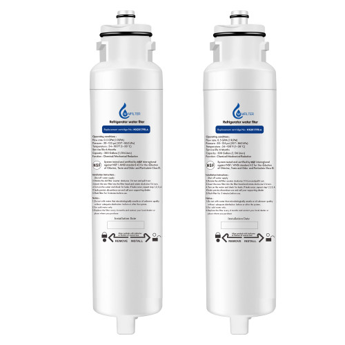 HX2017FR-A HX2017F-A refrigerator water filter,replacement Compatible with Hisense HX2017FR-A HX2017F-A Hisense HRF266N6CSE HRF266N6CSE1 HRF209N6CSE HRF254N6TSE HRF254N6DSE (2-PACK)