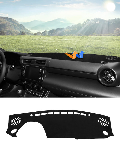 Autorder Dashboard Cover Mat for Toyota GR86/Subaru BRZ 2022-2025 2026 Accessories Dash Cover Flannel Dash Mat Sunshade Glare UV Rays Protector