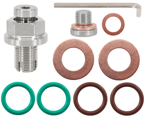 M12.1-1.25 x 15mm Oversize Piggyback Oil Drain Plug, Stainless Steel Self Tapping Oil Pan Thread Repair Kit
