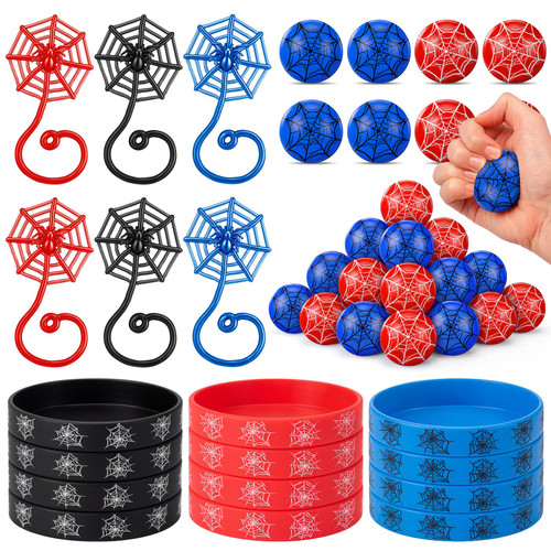 Thenshop 72 Pcs Spider Party Favors Supply Goodie Bag Stuffer, Elegant