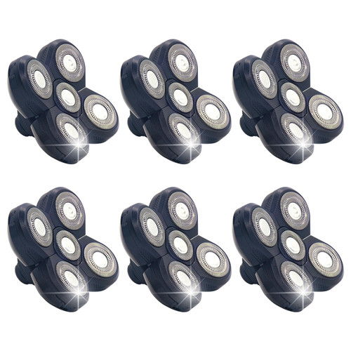 Bpbdzz 6 Pack Replacement Blades for Freebird Head Shaver