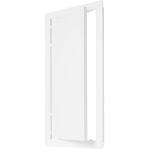 8" x 16" White ABS Plastic Plumbing Access Panel - Wall Access Panel for Drywall - Wire Cover for Wall Covering Panels - Electricity, Heating Alarm, Bathroom Ceiling Or Wall Hole Cover