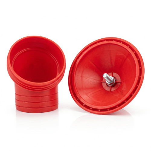 Pond Fountain Nozzle Kit, 2 Spray Modes Aerating Fountain Attachment with V-Shape & Parabolic Spray Heads, Universality Spray Nozzle/Sprinkle Head and Compatible with most Floating Fountains