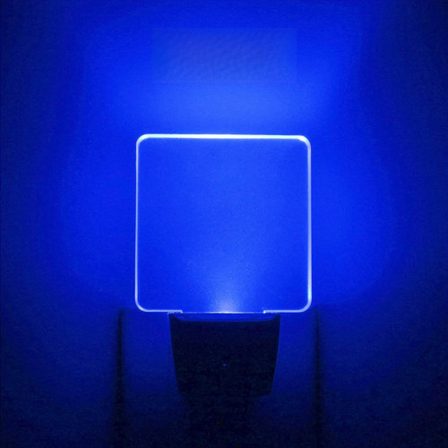 GREENIC 2 Pack 0.5W Plug in LED Night Light with Dusk to Dawn Sensor Blue