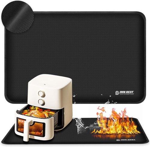 Heat Resistant Mat for Air Fryer, Silicone Mat for Kitchen Counter