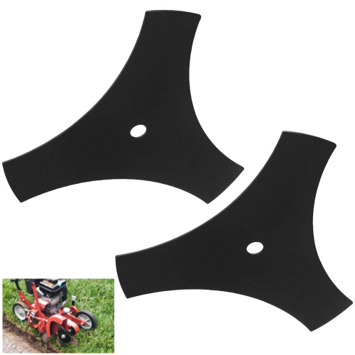 2 Pack 1/2" Center Hole 9 Inch 3-Point Edger Blade - Replace 71-85716 85716 A100503 - Compatible with Craftsman Gas Edgers & Edger-Trimmers 536772300 536772301 536772340