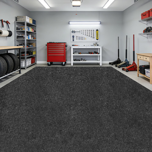 Garage Floor Mat 8.8 x 22 Ft, Oil Absorbent Spill Mat with Non-Slip Backing
