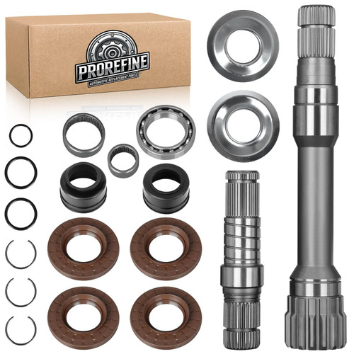 68257420AG 68139992AA Upgraded Front Differential Axle Intermediate Shaft Inner Shaft Kit Compatible with 2012-2018 RAM 1500 2019-2021 Ram 1500 Classic