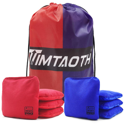 Dual Sided Corn Hole Bags Professional Cornhole Bags Set of 8 Regulation Corn Hole Bean Bags Slick and Stick