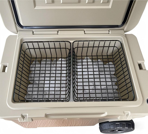 2 Pack Cooler Basket for Yeti Tundra Haul,Stays Food Chilled and Dry, Compatible with Other Cooler Accessories Cooler Locks, Dividers, Ice etc (Tundra Haul Cooler Basket 2 Pack)