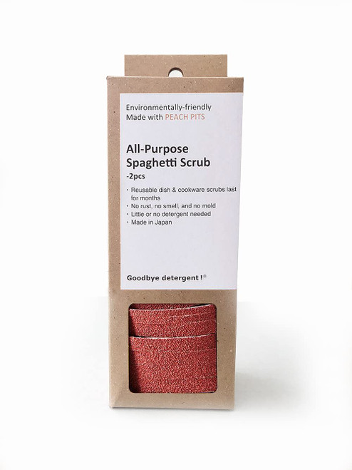 All Purpose Spaghetti Scrub - Reuseable - Lasts up to 6 Months - No Smell or Rust - Household Cleaning Tools (2pc Set)
