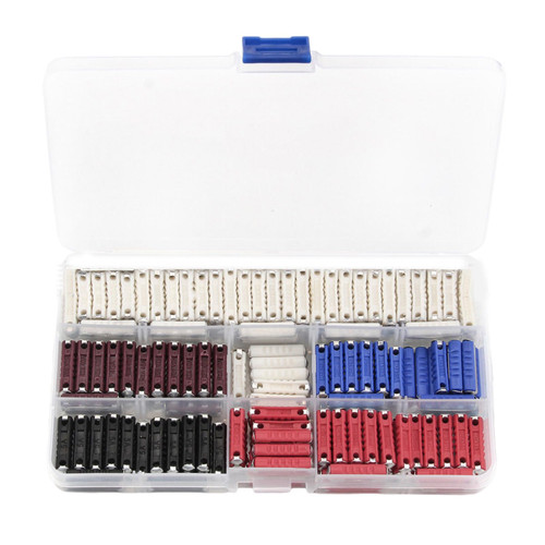 200Pcs Car Fuses European Automobile Fuses Assortment Set 5A 8A 16A 25A 40A for European Car Old