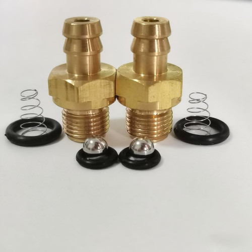(2 Set) Chemical Injector Kit Soap Injector 1/8 Inch 27 Male BSP Thread