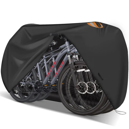 Zettum Bike Cover for 3 Bikes - Outdoor Bike Covers for Stationary 3 Bikes Heavy Duty & Waterproof, 600D Bicycle Covers for 3 eBike, Mountain Bike, Road Bike, Hybrid Bike, Beach Cruiser Bike Storage