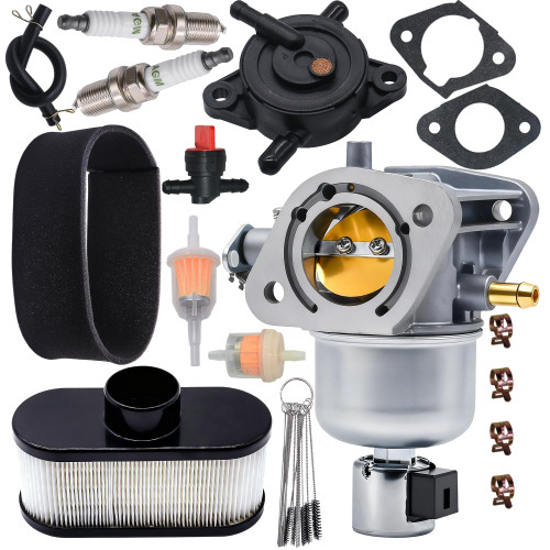 FR691V Carburetor Tune Up Kit Fit for Kawasaki FR691V FR651V FS691V FS651V Engine，Replace for Kawasaki 15004-0828 15004-0829 15004-7063 15004-0985 15004-7062 Carb