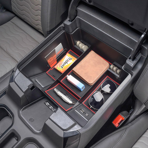 Center Console Full Organizer Tray For Refreshed 2022-2026 Silverado/Sierra