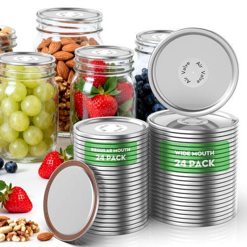 Mason Jar Vacuum Sealer Kit with Bags for Food Preservation