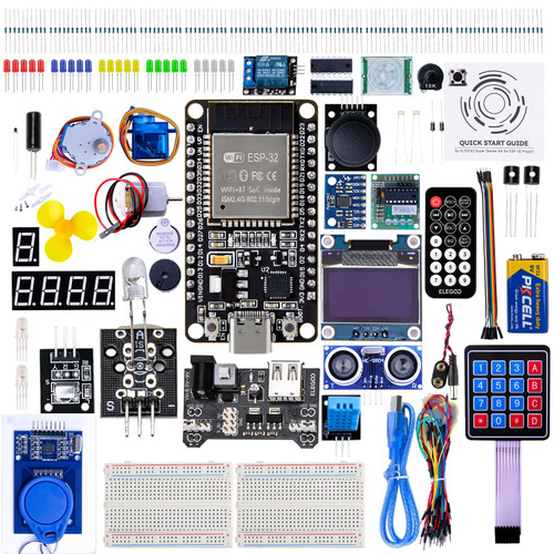 ELEGOO ESP-32 Super Starter Kit with Tutorial Compatible with Arduino IDE