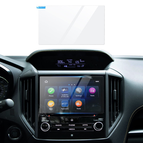 Autorder Custom Fit for Screen Protector 2019-2024 Subaru Forester/Crosstrek/Impreza/Ascent Accessories 8-Inch Tempered Glass 9H Navigation Display Touchscreen Protective Film
