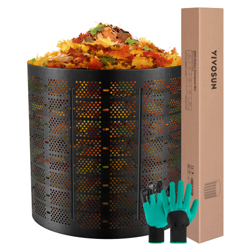 VIVOSUN 500 Gallon Outdoor Compost Bin, Expandable Composter