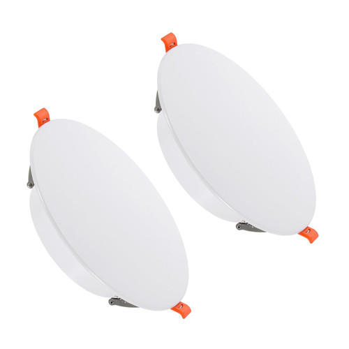 PATIKIL 185mm / 7.3" Diameter Spring Ceiling Hole Cover Plate, 1 Pack Downlight Hole Trim Wall Mount Decorative Cap Access Panel for 5-7" Round Ceiling and Wall Openings, White