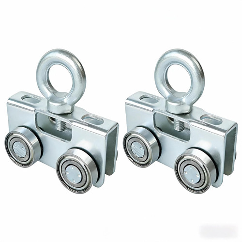 4 Wheel Trolley Rollers Heavy Duty Silent for 1-5/8" Strut