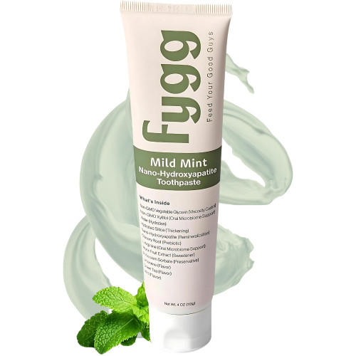 Fygg Fluoride Free Toothpaste, Mild Mint, 4oz