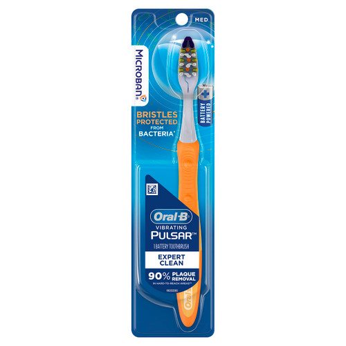 Oral-B Pro-Health Pulsar Battery Powered Toothbrush, Medium, Colors May Vary, 1 Count
