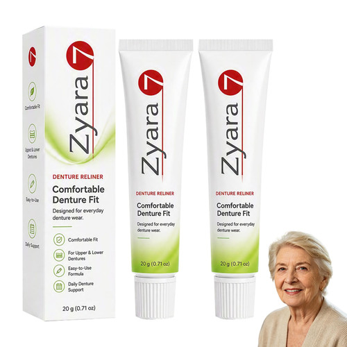 Zyara Denture Adhesive, Zyara for Dentures, Long Lasting