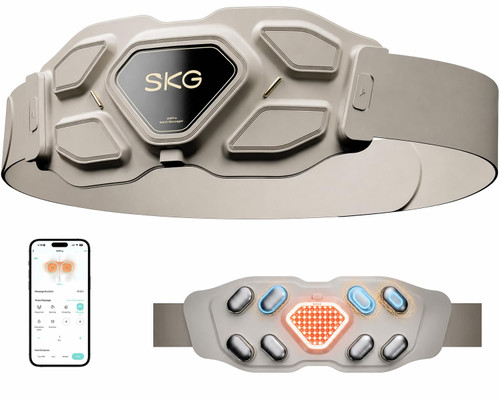 SKG W9 Pro FSA Lower Back Massager for Strain Relief Deep Tissue
