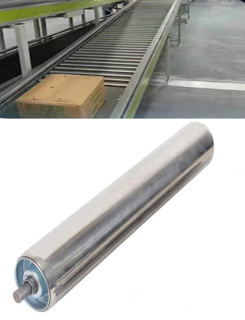 Roller Conveyor - Stainless Steel Idlers, Diameter 1" 1.26" 1.5" 2" 2.4" Unpowered Transmission Replacement Roller(1in/25mm,L 250mm/10in)