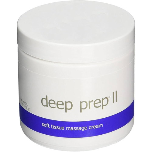Deep Prep II Soft Tissue Massage Crème, 15 oz Jar – Long-Lasting, Non-Greasy Formula for Therapeutic Massages