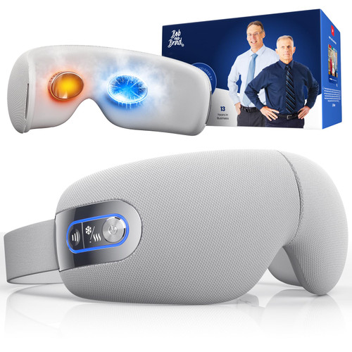 BOB AND BRAD EYEFLOW Eye Massager with Chip Cooling&Heat, FSA Eligible&HSA