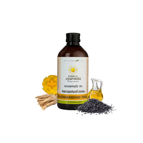 Kerala Ayurveda Balaswagandhadi Thailam Ayurvedic Body Oil, 6.76 fl oz