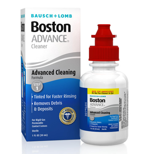 Boston Advance Contact Lens Solution RGP Hard Lens Cleaner 1 oz