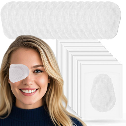 45 Pcs Adhesive Eye Patches for Adults, Amblyopia Eye Patch 3.3×2.3 Inch