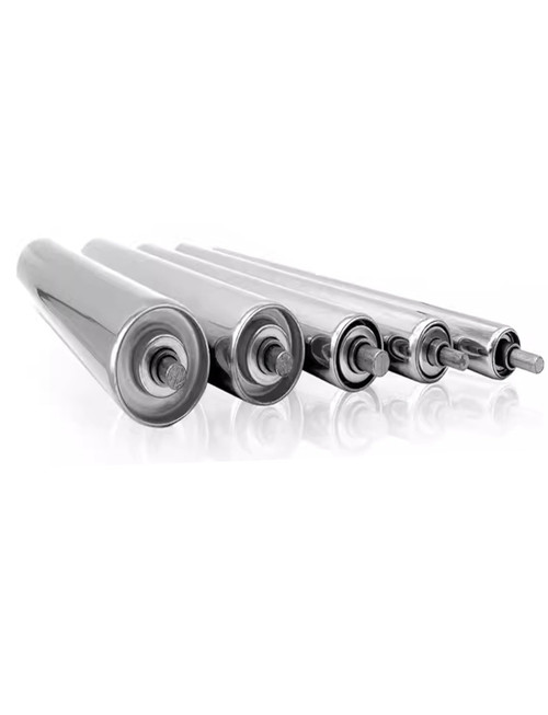 Diameter 1" 1.26" 1.5" 2" 2.4" Conveyor Roller, Stainless Steel Conveyor Replacement Rollers, Unpowered Commercial Slide Roller Feed Rollers(32mm/1.26in,L 150mm/6in)