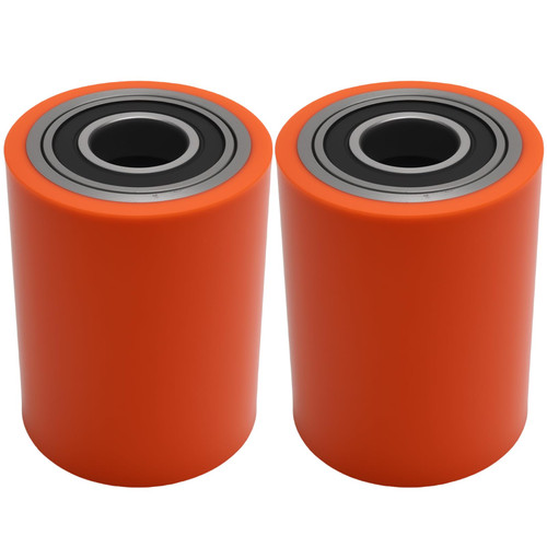 laffoonparts 2Pcs Load Wheel Set, Replacement for Toyota 8HBW23 Electric Pallet Jack Lift Truck, Reliable Replacement Wheels