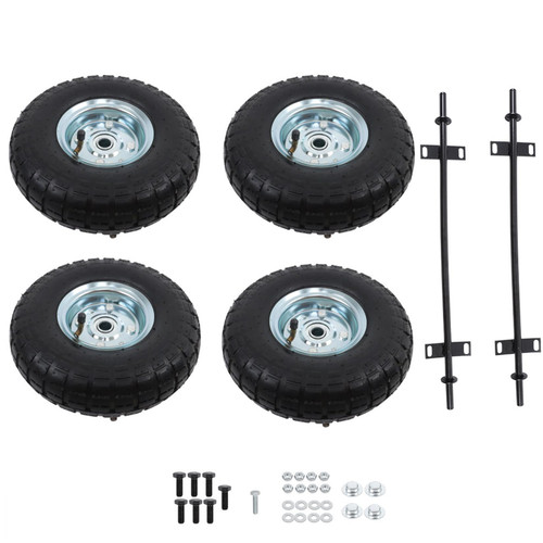 findmall All Terrain Wheel Kit Replacement for Predator 9000 8750 and 6500 Watt Generators, Pneumatic Tyres