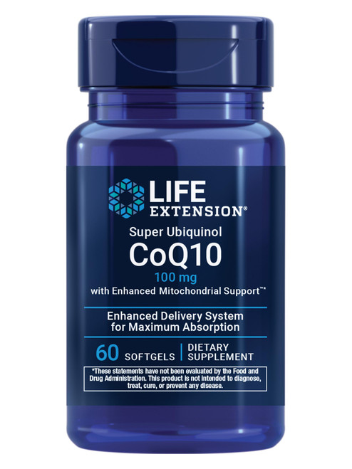 Life Extension Super Ubiquinol CoQ10, Shilajit, 100 mg, 60 Softgels